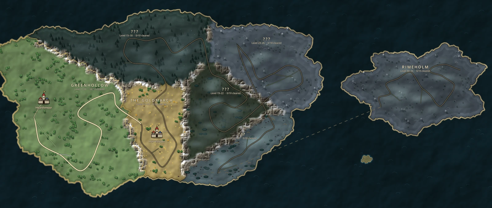 The world map